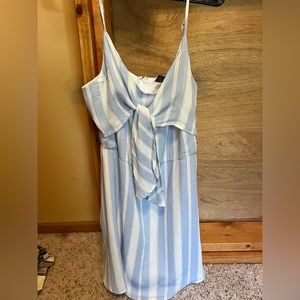 Front tie dress